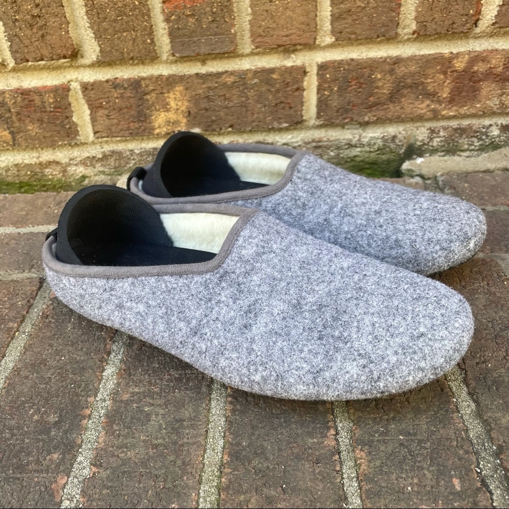 Mahabis Classic Wool Lined Slippers Size EU 40 (US 8.5-9)